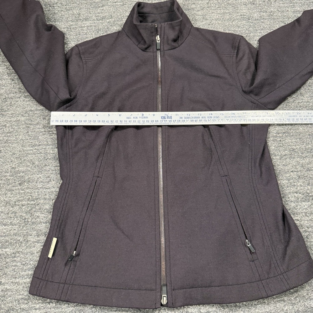 Icebreaker Coastal Jacket Women Large Purple Merino Wool Full Zip Outdoor Nature - Picture 5 of 11